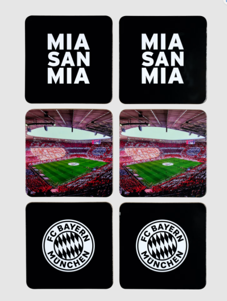 FC Bayern München - Korkuntersetzer 6er-Set